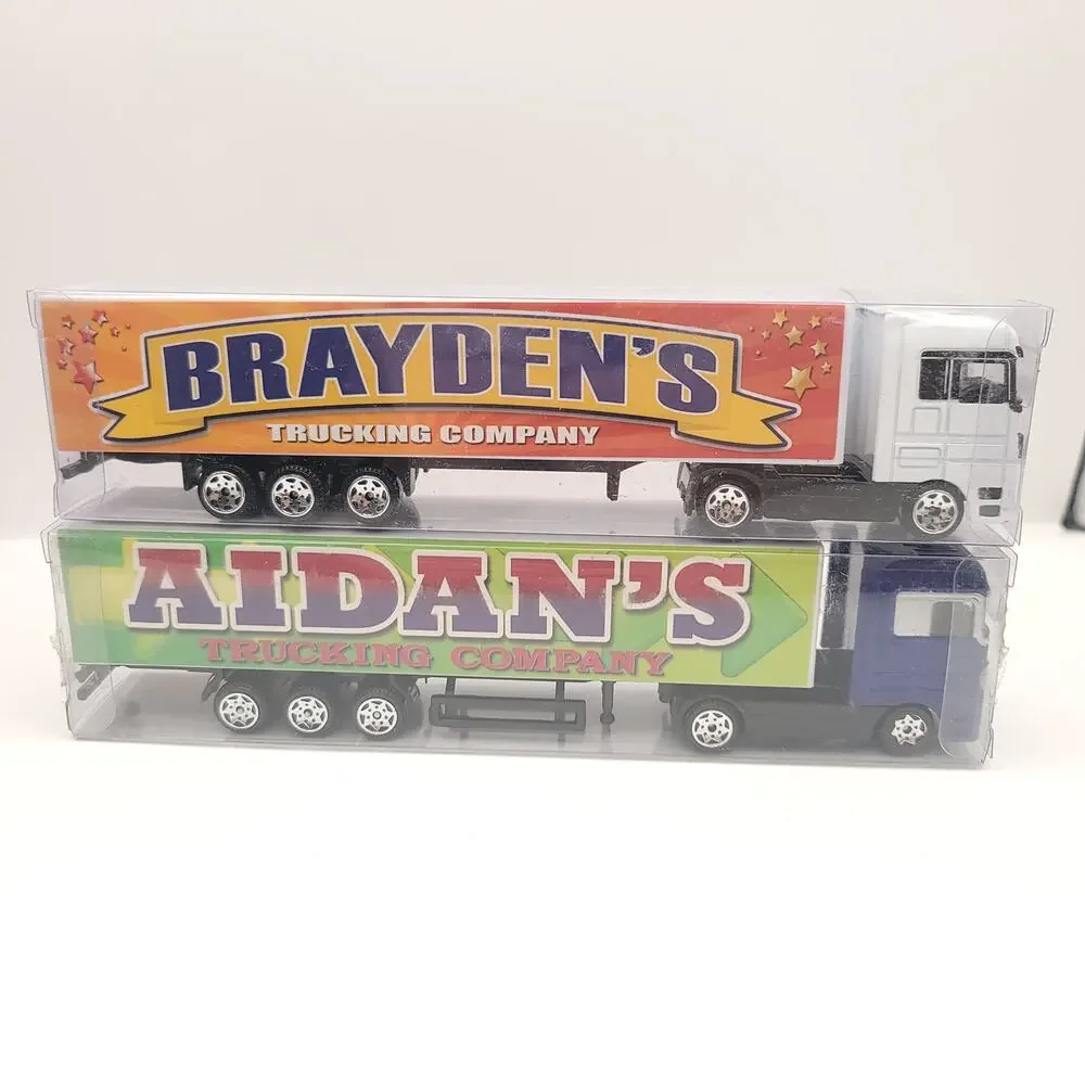Swibco Trucking Company Toy Semi Truck Set of 10 New in package Gray Blue